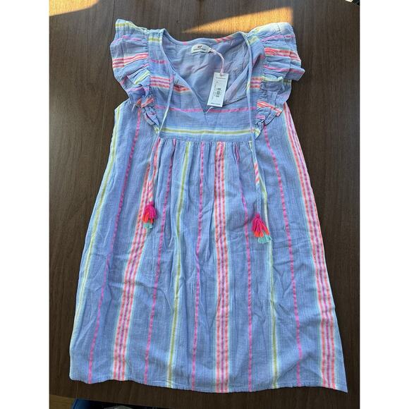 NWT VINEYARD VINES St Barths Flutter-Sleeve Tunic Cotton Dress-Size Small S - Picture 2 of 3